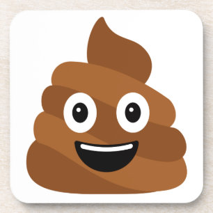 Poop Emoji Beverage Coaster Bier Onderzetter