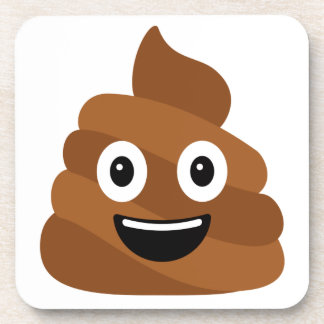 Poop Emoji Beverage Coaster Bier Onderzetter