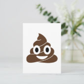 Poop Emoji Briefkaart (Staand voorkant)
