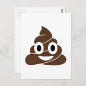 Poop Emoji Briefkaart (Voorkant / Achterkant)