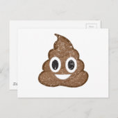 Poop emoji  briefkaart (Voorkant / Achterkant)