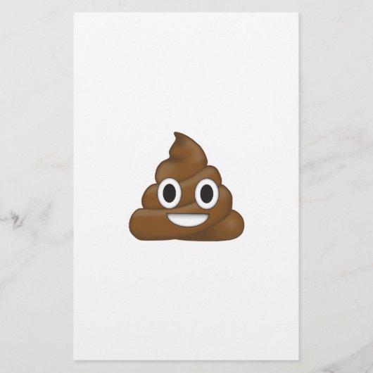 Poop emoji briefpapier (Voorkant)