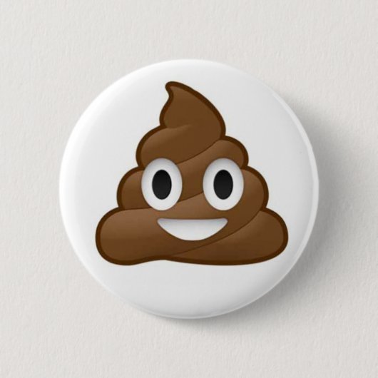 Poop Emoji Button (Voorkant)
