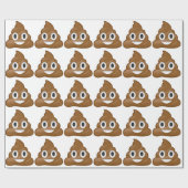 Poop emoji cadeaupapier (Vlak)