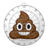 poop emoji dartbord (Voorkant)