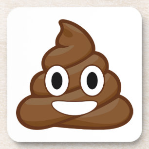 poop emoji drankjes onderzetter