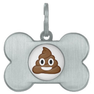 poop emoji huisdieren naamplaatje
