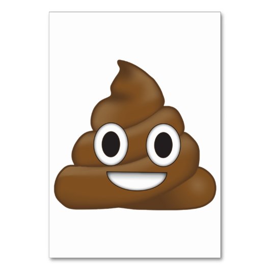 Poop Emoji Kaart (Voorkant)