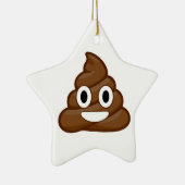 poop emoji keramisch ornament (Rechts)