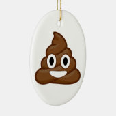 poop emoji keramisch ornament (Rechts)