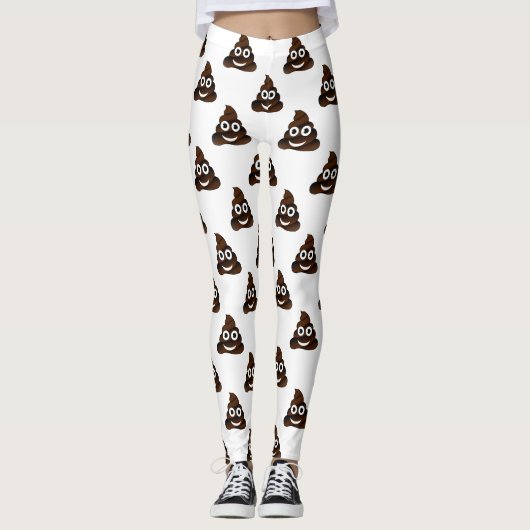 poop emoji leggings (Devant)