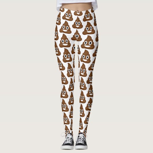 poop emoji leggings (Voorkant)