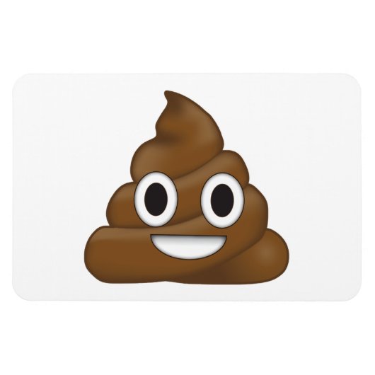 Poop Emoji Magneet (Horizontaal)