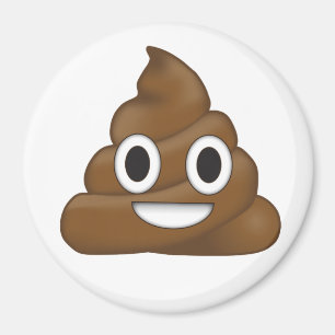 Poop emoji magneet