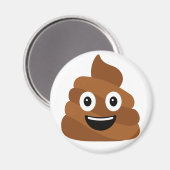 Poop Emoji Magnet Magneet (Voorkant / Achterkant)