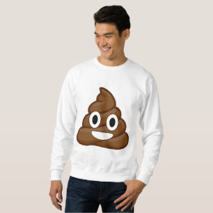 poop emoji mannen sweatshirt
