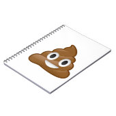 Poop emoji notitieboek (Linkerzijde)