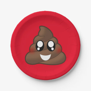 Poop Emoji Papieren Bordje