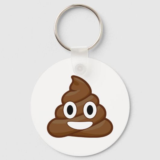 poop emoji sleutelhanger (Voorkant)