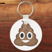 Poop emoji  sleutelhanger (Voorkant)