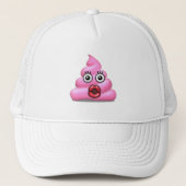 poop emoji trucker pet (Voorkant)