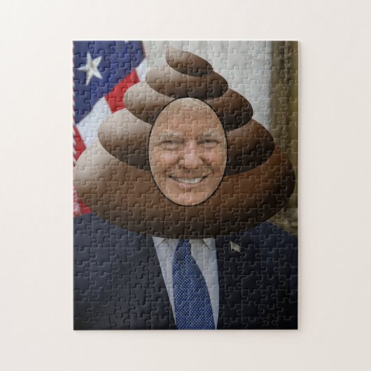 Poop Emoji Trump Head Legpuzzel (Verticaal)