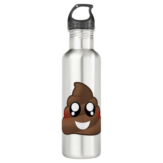 Poop Emoji Waterfles (Voorkant)