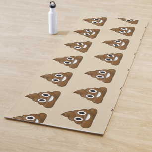 Poop emoji yogamat