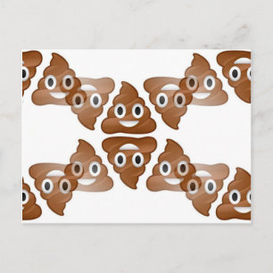 poop emojis briefkaart