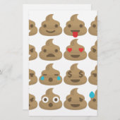 poop emojis briefpapier (Voorkant / Achterkant)