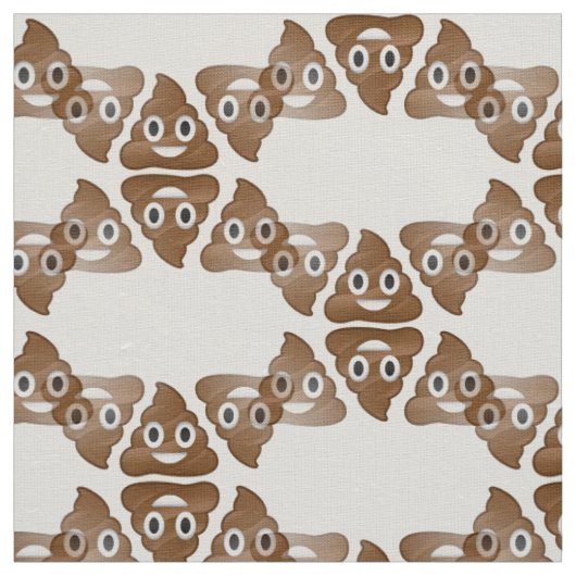 poop emojis drôle tissu (Échantillon)