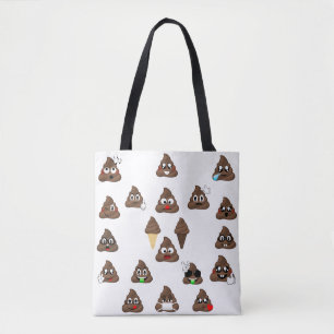 Poop Emojis Galore Canvas tas