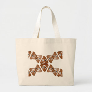 poop emojis grote tote bag