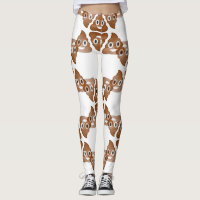 poop emojis leggings
