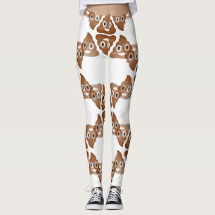 poop emojis leggings