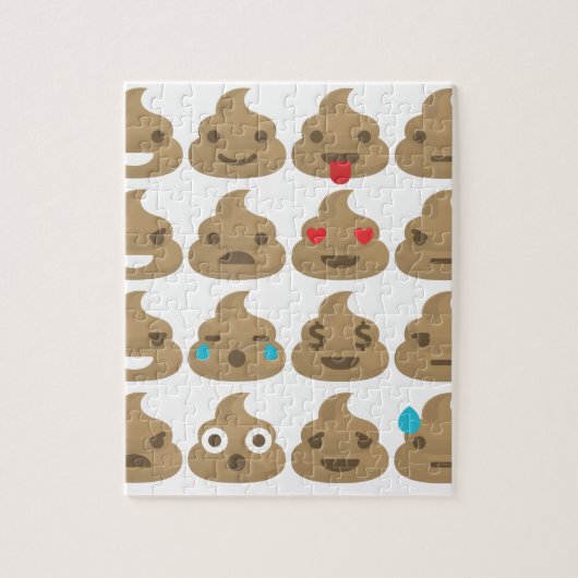 poop emojis legpuzzel (Verticaal)