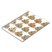 poop emojis notitieboek (Linkerzijde)
