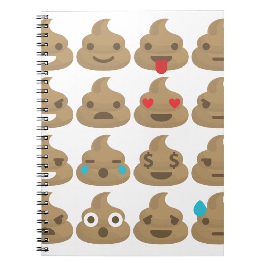 poop emojis notitieboek (Voorkant)