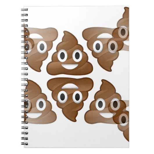 poop emojis notitieboek (Voorkant)
