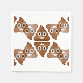 poop emojis paper inapkins servetten (Voorkant)