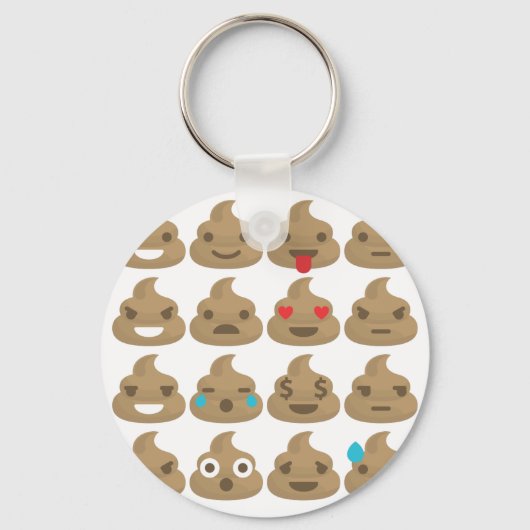 poop emojis sleutelhanger (Voorkant)