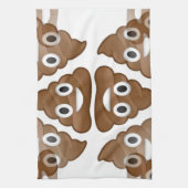 poop emojis theedoek (Verticaal)