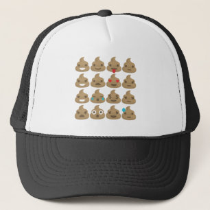 poop emojis trucker pet