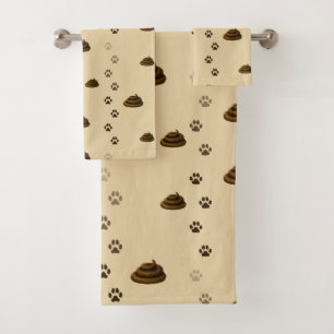 Poop & Empreintes de pattes Cute Messy Animaux Amo
