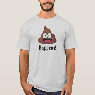 POOP gebeurt! Grappig T-shirt