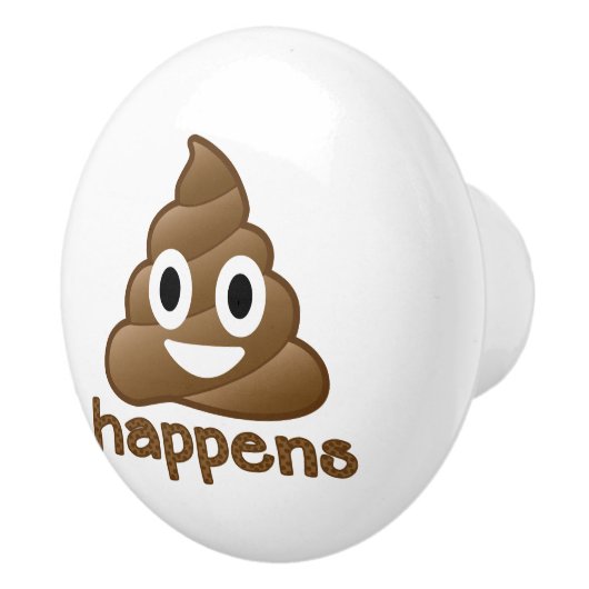 Poop Happji Keramische Knop (Rechts)