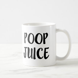 Poop Juice grappige mug Koffiemok