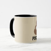 POOP JUS Drôle Mugs de café (Devant gauche)