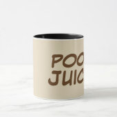 POOP JUS Drôle Mugs de café (Centre)