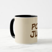 POOP JUS Drôle Mugs de café (Devant gauche)
